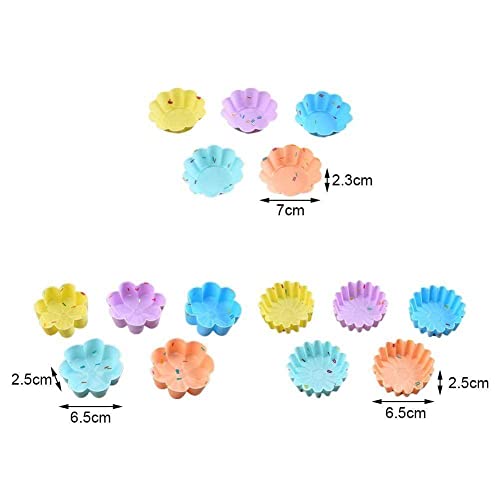 5Pcs/Set Silicone Cake Mold Muffin Cupcake Baking Molds Cake Decorating Cake Cup Bakeware Cooking Tools Maker #TOP2