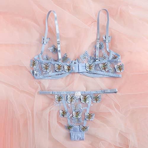 Ensemble de broderie papillon et lingerie haut de gamme en dentelle - 3
