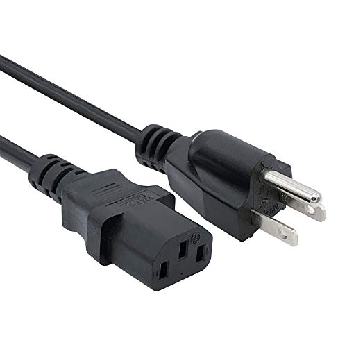 Saireed UL Listed 3 Prong Power Cord for Samsung LN46A580P6F LN46A610A3R LN46A630M1F LN46A650A1F