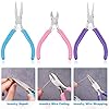 Shynek 3pcs Jewelry Making Plier Tools with Needle/Chain/Round Nose Pliers and Wire Cutter for Jewelry Repair, Wire Wrapping, Crafts, Jewelry Making Supplies #5
