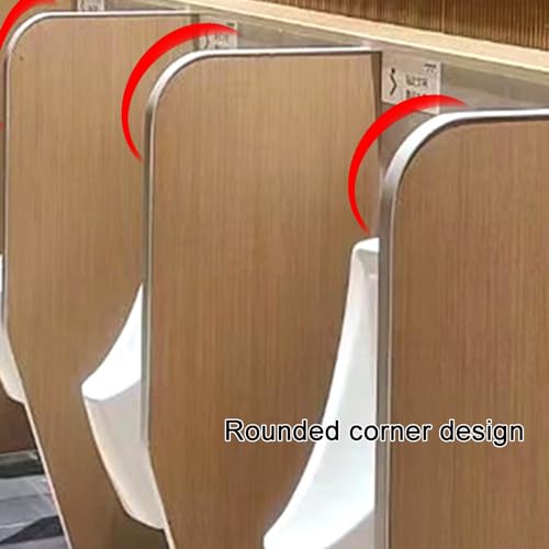 Mampara para urinarios de pared panel divisor de bano comercial gris set de 3 6