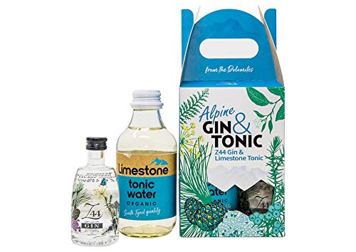 Roner Alpine Gin & Tonic (2x 50 ml & 2x 200 ml) - Gin dalla Distilleria Artigianale Alto Adige Südtirol più premiata d'Italia