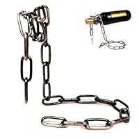 Portabottiglie Di Vino A Sospensione - Design A Catena In Ferro, Supporto Creativo Per Bottiglie - Foto 5