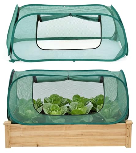 Raised Garden Bed Covers 2PCS Greenhouse Shade 45