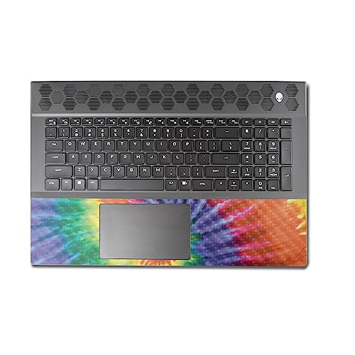 Image of MightySkins Carbon Fiber Skin Compatible With Alienware M18 R1 (2023) Full Wrap Kit - Tie Dye Spiral | Protective Durable Textured Carbon Fiber Finish | Easy To Apply & Change Styles | Made in the USA
