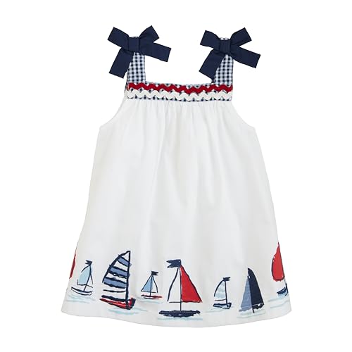 Image of Mud Pie Girls' Mud Pie Girl Poplin Dress