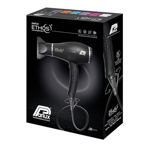 Secador Negro Ethos para tu rutina de mañana en el baño de casa 3