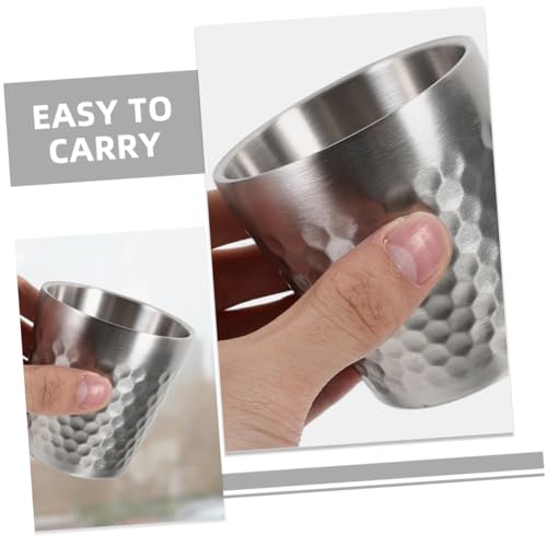 Tazas de acero inoxidable Cabilock con acabado resistente de alta calidad para café 6