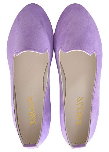 SAILING LU Women Round Toe Flats Comfortable Ballet Shoes Dressy Slip-ons Loafers - Image 3