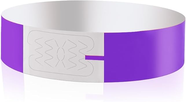 Europaband Tyvek Armbänder - 100 Stück Für Veranstaltungen & Partys (Orange)