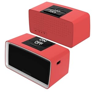 Healvaluefit Eenvoudige muziekspeler voor ouderen, eenvoudige audioboekspeler met 32 GB TF-kaart en kaartlezer voor dementie, Alzheimer, slechtziendheid, bedraad, geen Bluetooth