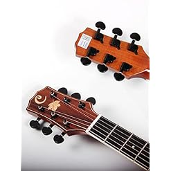 MLOPPTE Guitare,41 pouces guitare acoustique Concert guitare folk placage acajou débutant 4 couleurs sélection marron - Les Beatles, Paul McCartney, John Lennon, RIngo Starr, George Harrison MLOPPTE Guitare,41 pouces guitare acoustique Concert guitare folk placage acajou débutant 4 couleurs sélection marron – Image 6