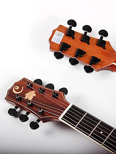 MLOPPTE Guitare,41 pouces guitare acoustique Concert guitare folk placage acajou débutant 4 couleurs sélection marron - Les Beatles, Paul McCartney, John Lennon, RIngo Starr, George Harrison MLOPPTE Guitare,41 pouces guitare acoustique Concert guitare folk placage acajou débutant 4 couleurs sélection marron – Image 7