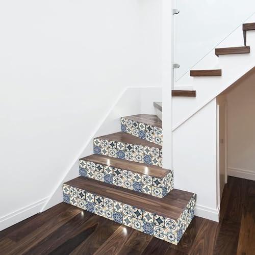 Image of Moroccan Tile Peel And Stick Tile Backsplash Removable Waterproof Self-Adhesive Square Wall Sticker For Kitchen Bathroom Furniture Living-Room Wall Home Decor Roll (60Cm*200Cm), 60 MM