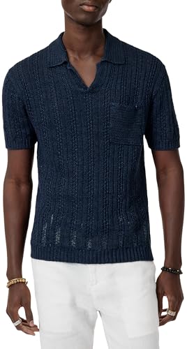 John Varvatos Odin chandail homme pull en tricot vêtement de mi-saison