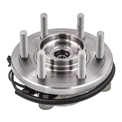 Image of Detroit Axle - RWD 2 Front Wheel Bearing and Hub Assembly for 2015 2016 2017 Ford F-150 with ABS 6 Lugs 2WD