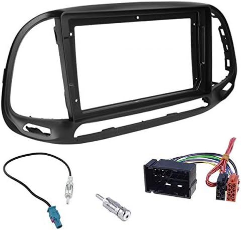 Sound-way - 9" inch dash car stereo facia radio adapter compatible with Fiat Doblo 2015-2020 - KA22-636