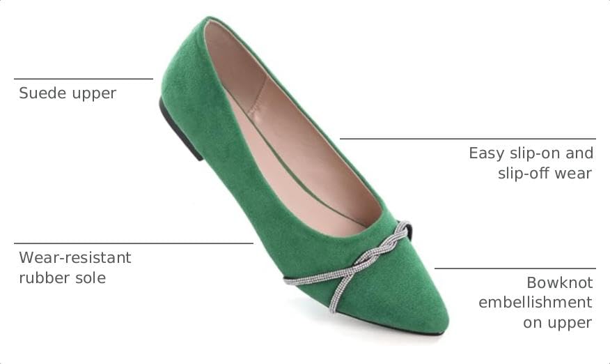 Image of TN TANGNEST Womens Casual Flats Chain Ballet Flats