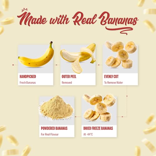 Image of DC DOCTORS CHOICE High Protein Oats Banana Caramel Flavor | 24g Protein | Made with Real Bananas | No Refined Sugar | Healthy Instant Oatmeal Breakfast | High Fiber Oats (375g)