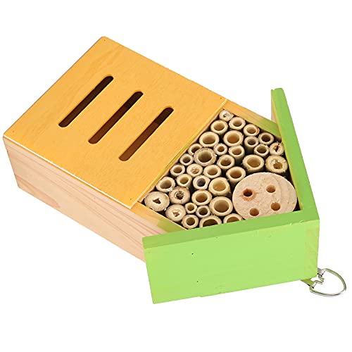 01 Insektenhotel, hängendes praktisches Insektenhaus für Insektenschutz zur Dekoration für den Garten für den Garten – Bild 8