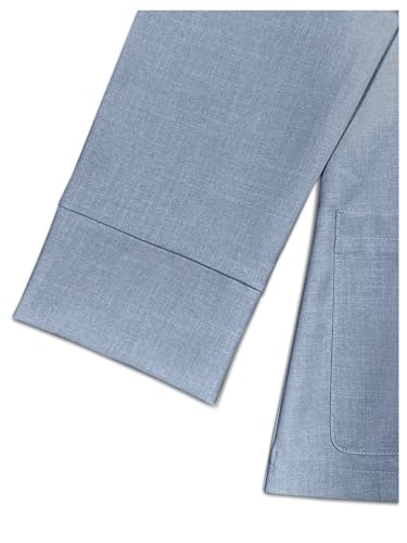 WDIRARA Women's Button Down 3/4 Sleeve Blazer Lapel Neck Dressy Suit Jacket4