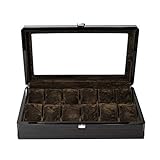 Hält bis zu 8 große Armbanduhren sicher im Stil und verhindert Kratzer, Quetschungen und andere Schäden