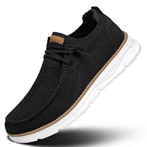 Mens Slip-on Loafers Comfortable Boat Shoes Casual Walking Sneakers Mesh Business Oxfords Work Lightweight Soft Sole
