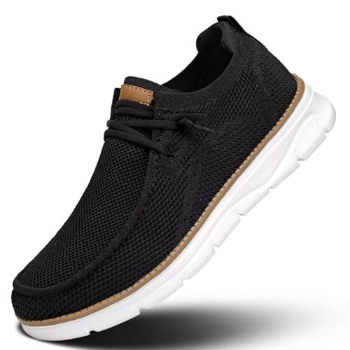 Mens Mesh Slip-on Boat Loafers