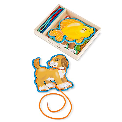 Melissa & Doug Lace and Trace Activity Set: Pets - 5 Wooden Panels and 5 Matching Laces - image 4