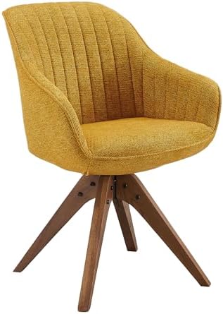 Art Leon Dining Room Chair - Mid Century Modern Fabric Upholstere...