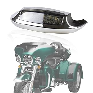 Facailaha Smoked Front Fender Tip Light Assembly Compatible With Harley Touring Ultra Limited Low Electra Glide Tri Glide Cvo Limited 1 412kwh1ibnl. sl500 . ss300