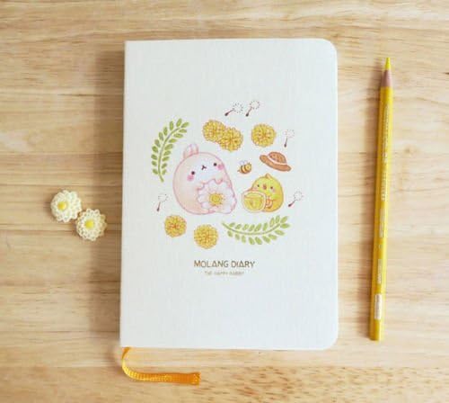 GGAMNOL Molang Diary Honey Planner Scheduler Schedule Book Monthly Weekly Organizer