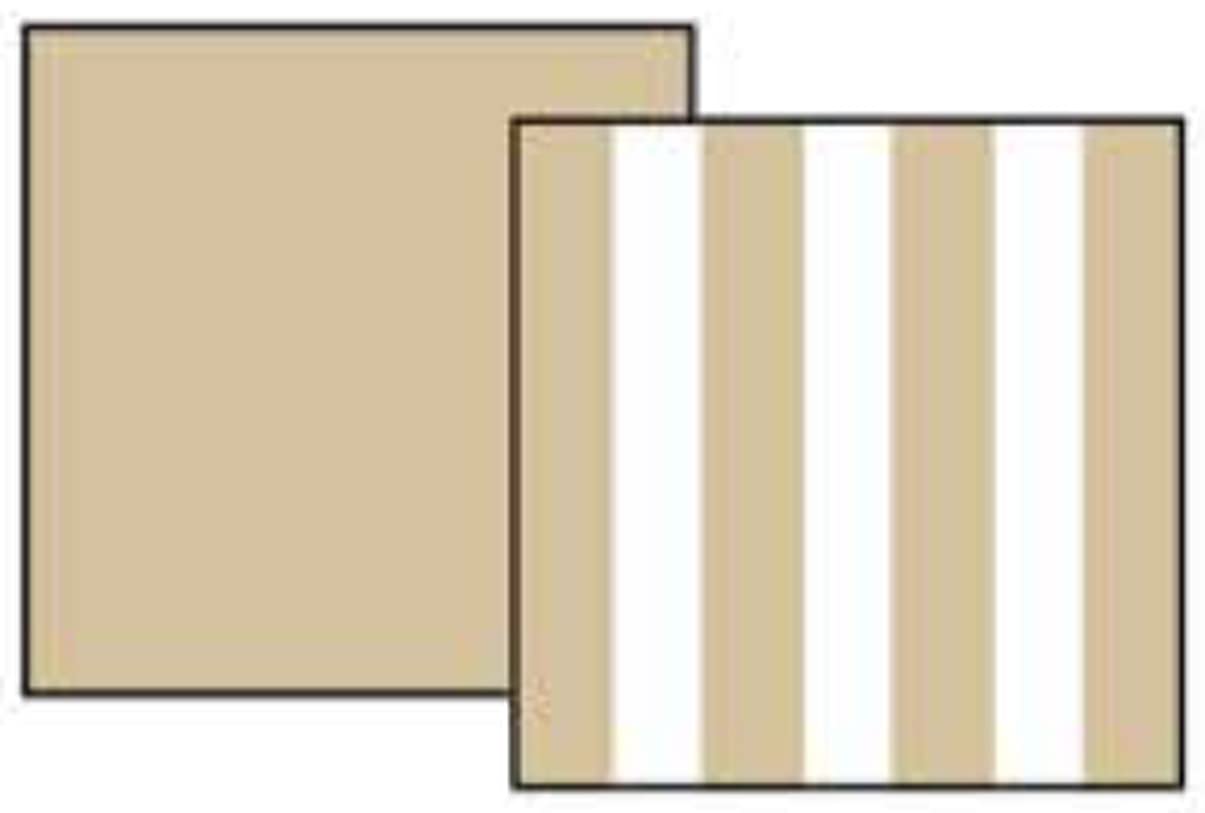 Linea Garden Friend Balancín de jardín de Acero Barnizado, Lona de poliéster 160 g/m², Rayas Beige, Medidas: 170 x 110 x 153 cm,