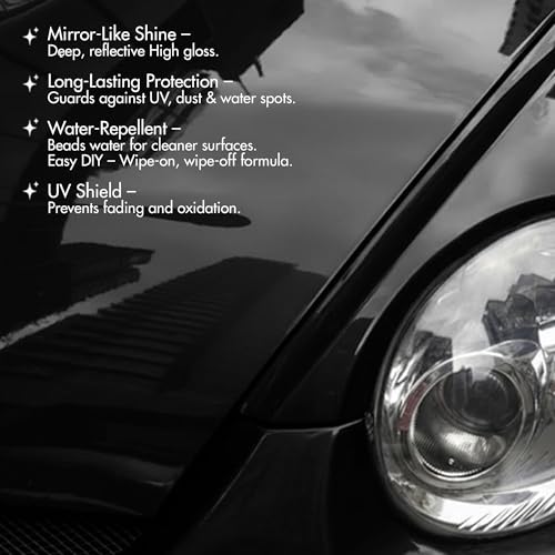 Image of Nippon Paint n-Shield Liquid Wax Polish 250ml | Restores Car Paint Gloss, Protects from UV, Dust & Water, Long Lasting Shine