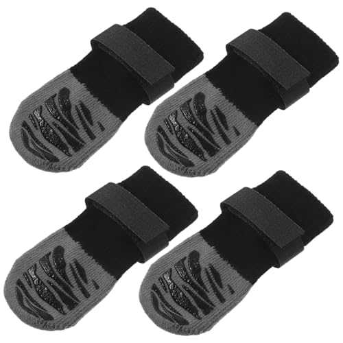 Garneck 4Piezas Calcetines para Perro Impermeables y Antideslizantes De Calcetines Compactos para Perros Pequeños Transpirable Actividades