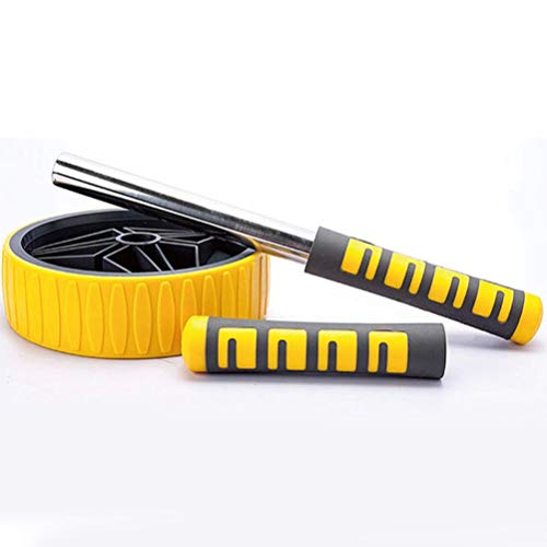 IMIKEYA Rolo de roda abdominal durável com uma roda, rolo de exercícios e rodas, dispositivo de trei