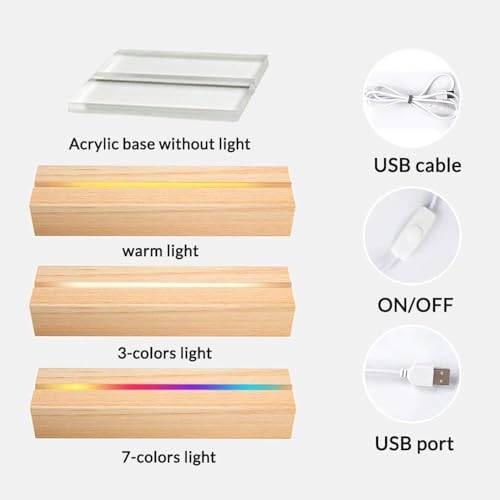 Custom Picture Frame with Photo, Customized Picture Frames with Night Light, Personalized Photo Frame, Personalized Valentines Day Gifts for Women Men Her Him Mom Dad Family