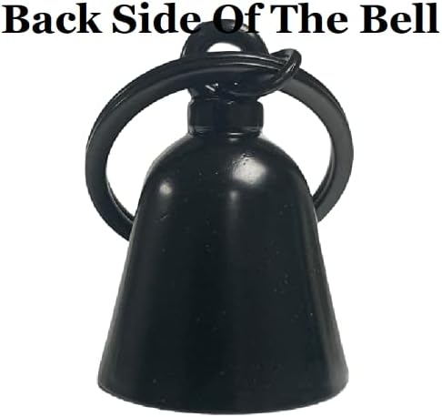 Kustom Cycle Parts " RIDE SAFELY I NEED YOU HERE WITH ME LOVE YOU Motorcycle 'Evil Spirits' Biker Guard Bell.