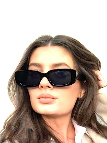 Óculos de Sol Retrô Feminino Masculino Retangular Hype