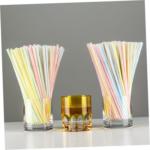600 pitillos plásticos flexibles desechables para fiesta miniatura 3