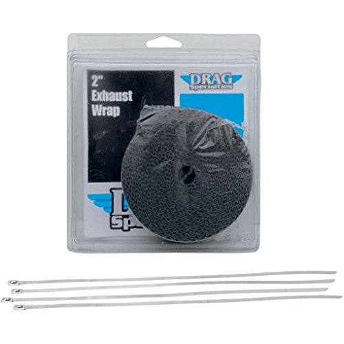 GZM Benda Nastro Termico Nero 5 Cm X 7,5 Mt per Collettori di Scarico Harley Honda Yamaha Suzuki Kawasaki Triumph