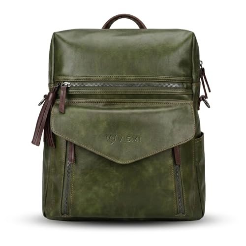 Image of VISMIINTREND Backpack for Women | Stylish Vegan Leather Backpack Bags for Women | College Bag for Girls | Office, Travel & Daily Use