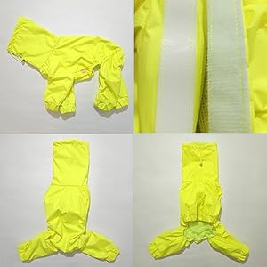 Italian greyhound raincoat waterproof jacket windbreaker clothes whippet for dog mraincoat yellow   cucciolini doodles