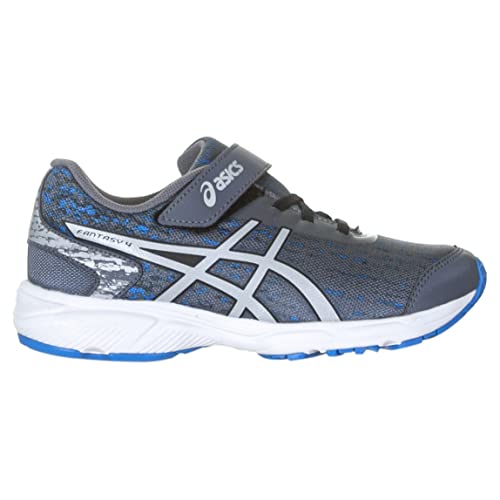 Tênis Asics Fantasy 4 PS Infantil (32, Cinza/Azul)