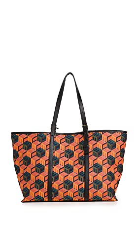 MCM Cubic Logo Shopper Bag