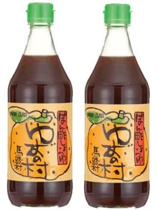 【天皇杯受賞】馬路村 ぽん酢しょうゆ ゆずの村 500ml×2本セット|高知県産ゆず使用 鰹だし・昆布だし入り 万能調味料|鍋物 サラダ ホイル焼き 揚げ物 餃子 何にでもあう 柚子ぽん酢