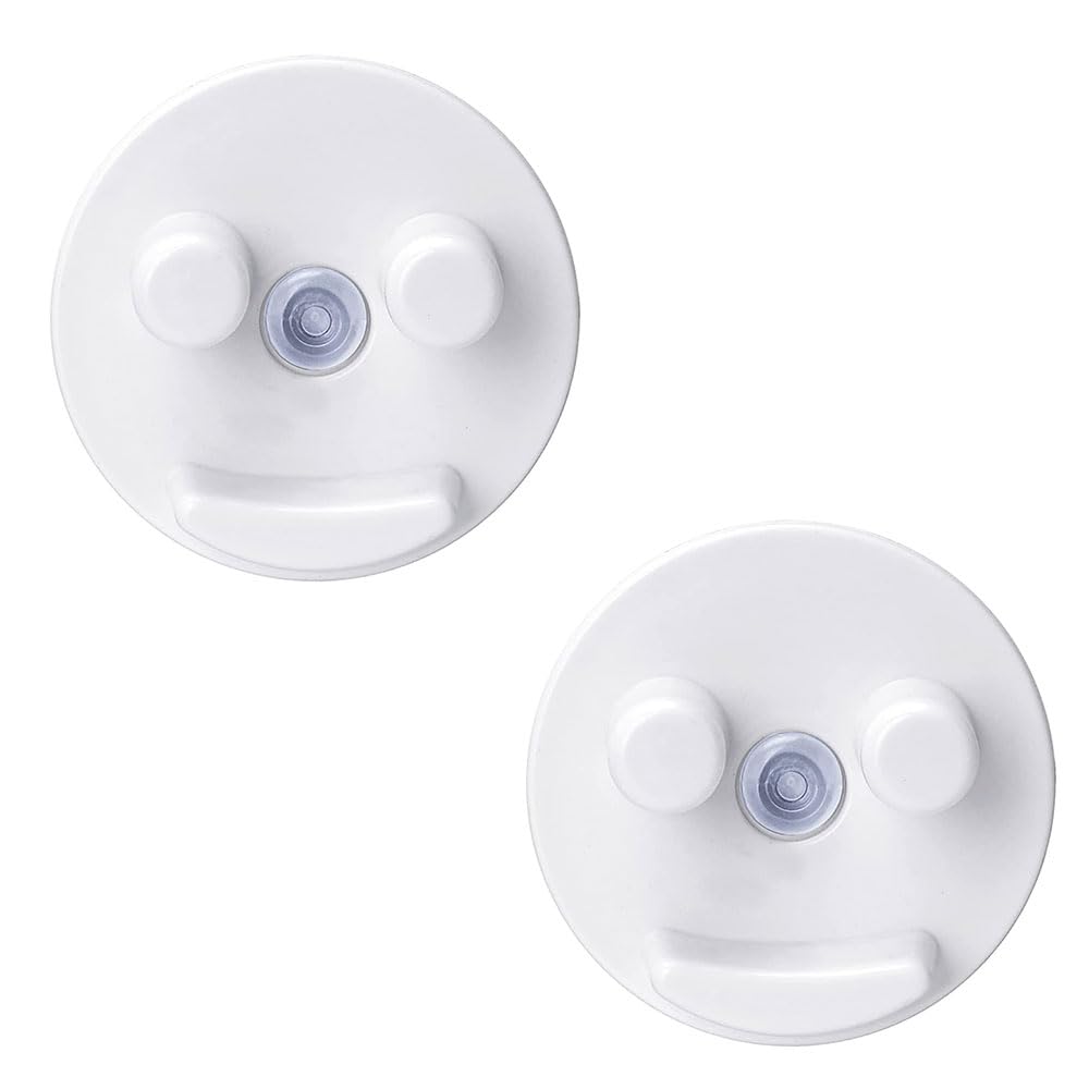 2pack Sponge Holder,Smiley Face Sponge Holder for Kitchen Bathroom Sink Suction Cup Installation,Sponge Organizer for Kitchen,Dishwasher Safe (Sponges Not Included)