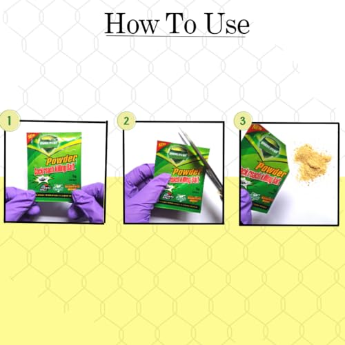 royalkart Green River® Cockroach Killing Bait Killer | Effective Miraculous Powder Sachets (Pack of 10)