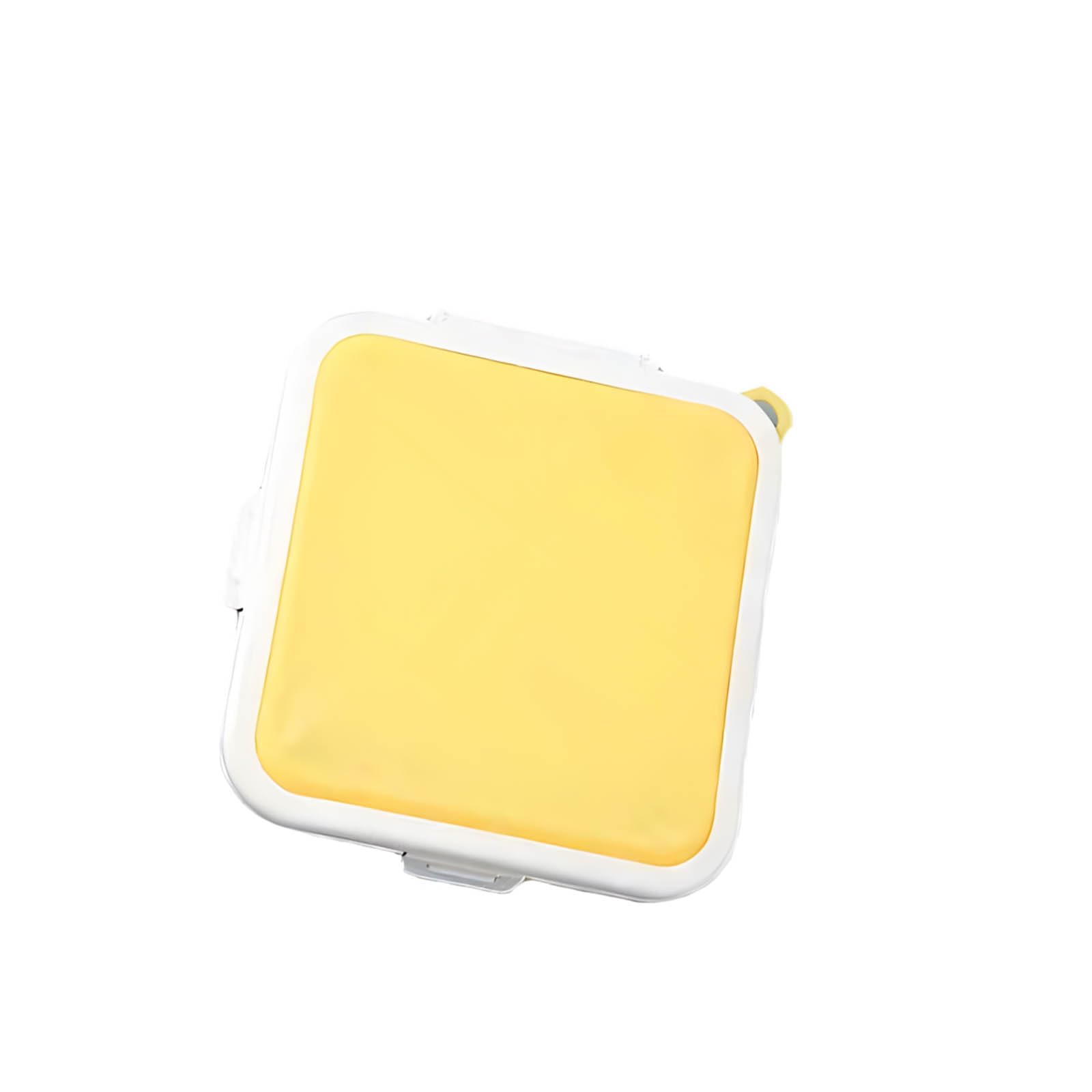 Kalttoy Yellow Silicone Presentation Sandwich Bread Storage Container With Innovation Seal Technology For Kitchen Organization Tight Sandwich Container