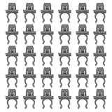 Die Kopfgröße des Haubenhalters beträgt 11,8 x 9,6 mm, und die mittlere Größe ist 16 x 16 mm, Befestigungslochgröße: 9 x 9 mm, Gesamtlänge beträgt 24 mm, bitte bestätigen Sie sorgfältig die Produktgröße, die Sie benötigen.
